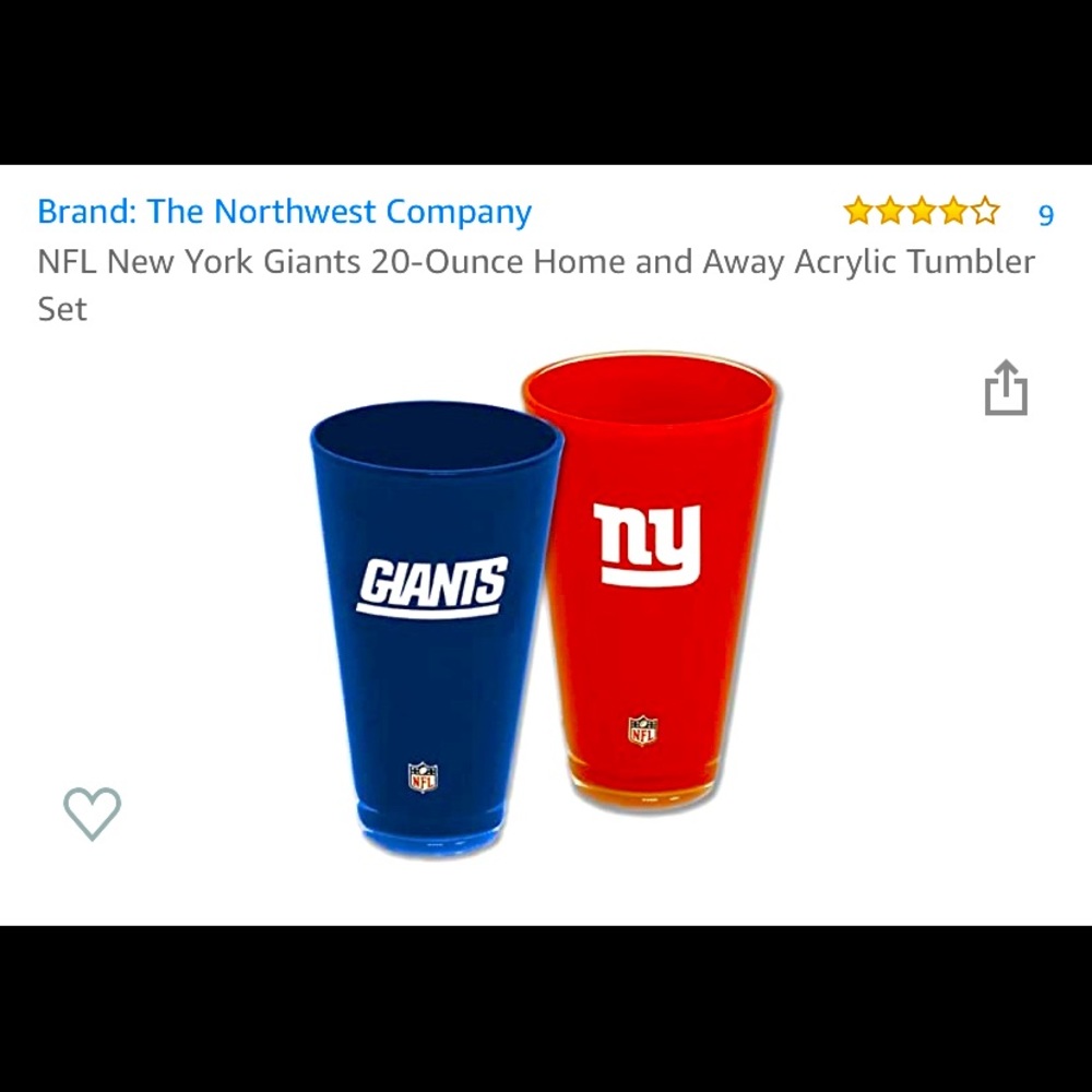 NFL Home and Away Gift Set Double Wall Tumblers🏈